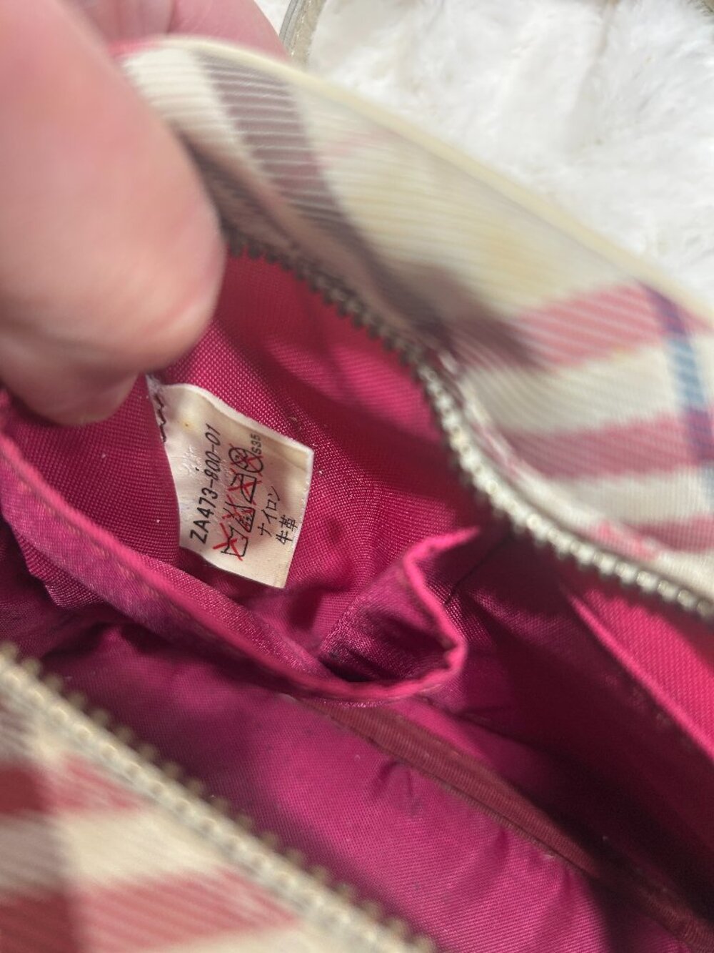 Authentic Burberry Blue Label Nova Check Nylon Crossbody Bag - Japan Exclusive - Picture 10 of 12